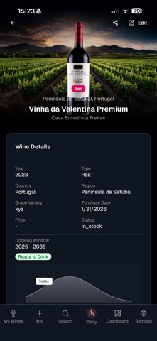 WineWorx: Wine Cellar Tracker screenshot
