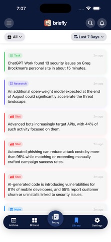 briefly: Daily News Briefings iPhone screenshot 4