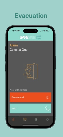 SAFESITE - Peace At Work iPhone screenshot