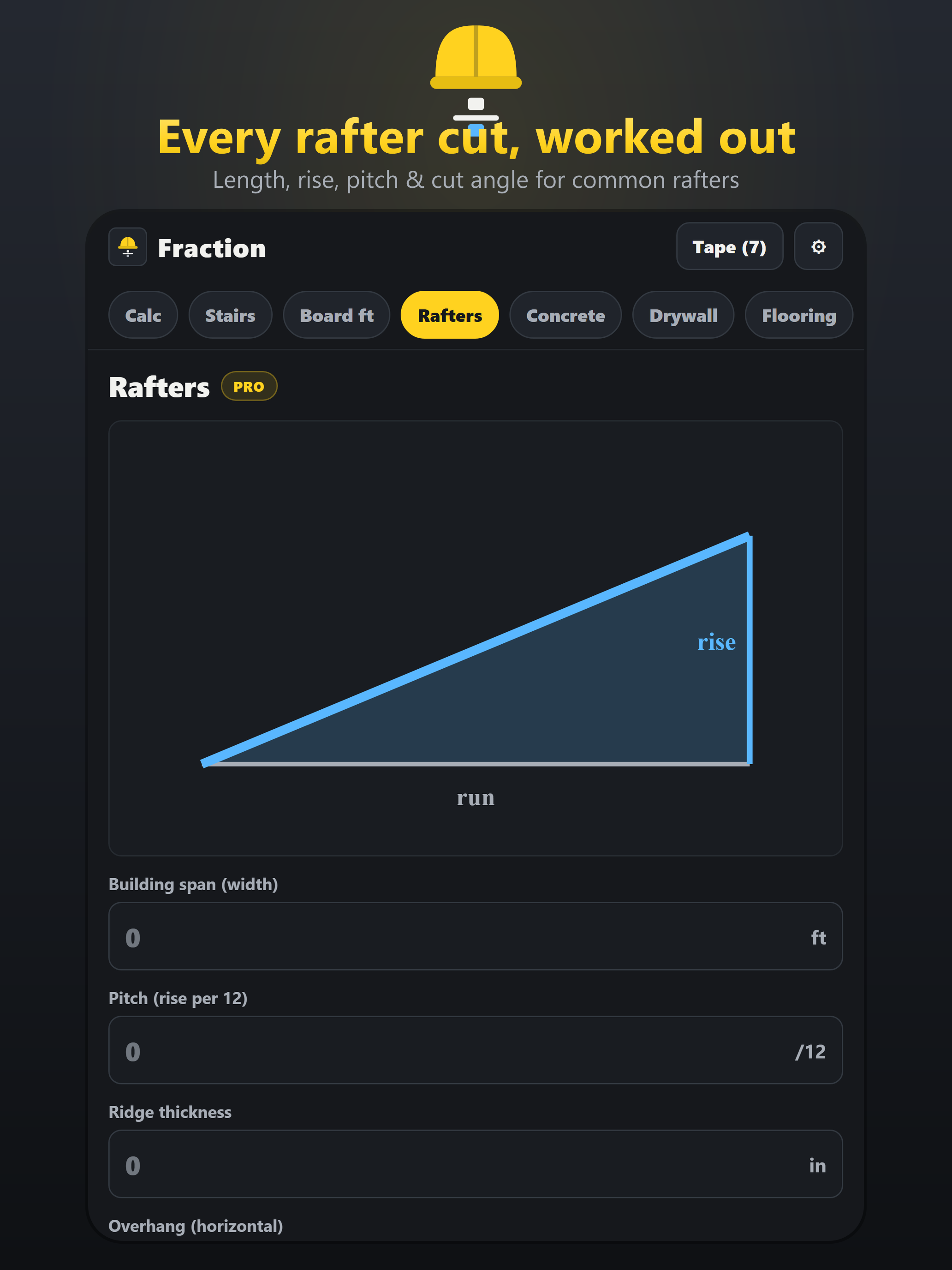 Fraction Calculator: Feet Inch screenshot 11