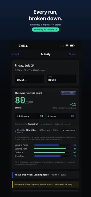 Prowess: Running Form screenshot 3
