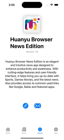 Huanyu Browser News Edition iPhone screenshot