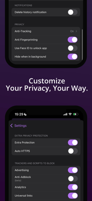 Eyed Out - Private web Browser Screenshot 2 of 4