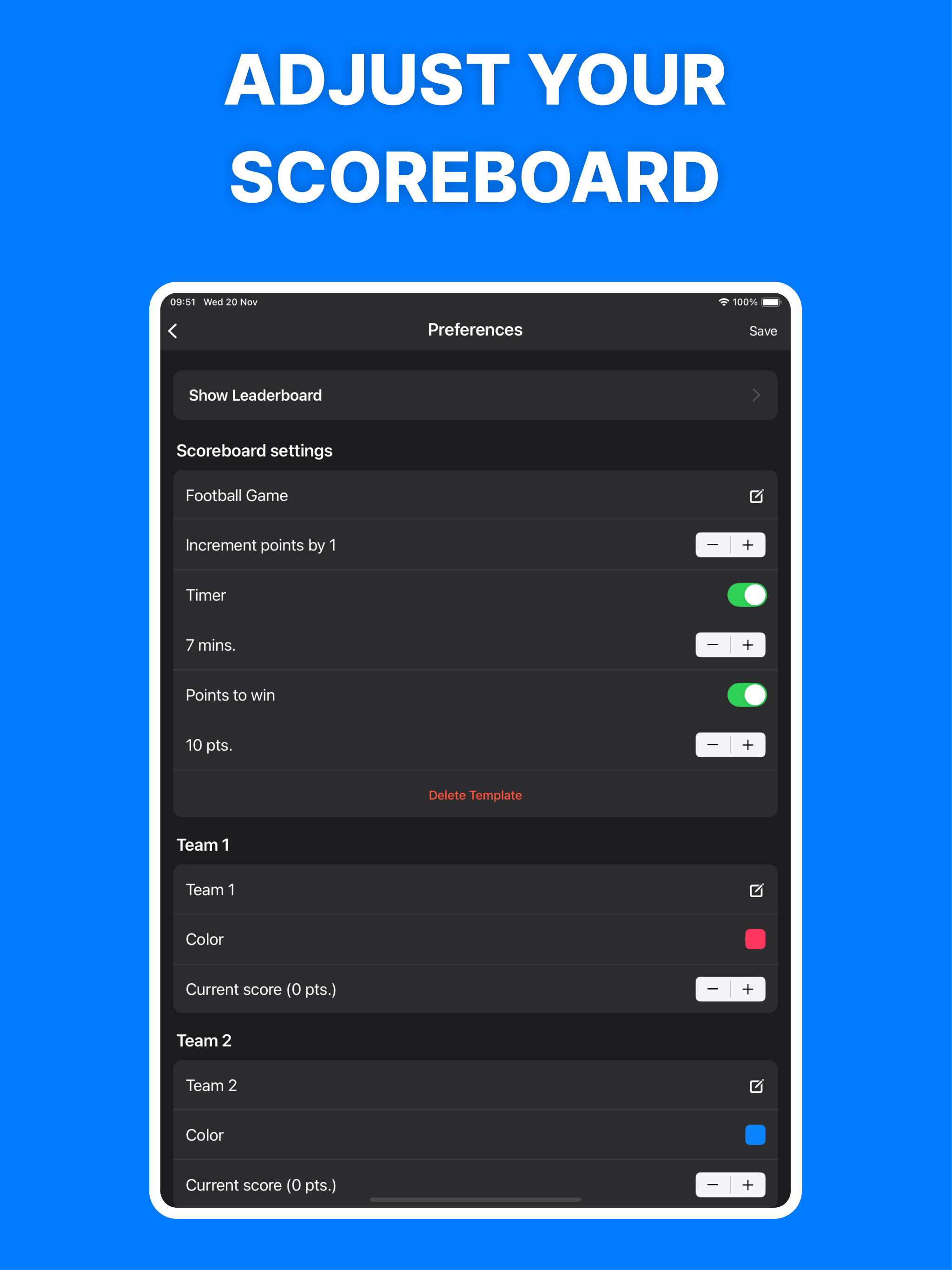 Scoreboard - Point Tracker screenshot 9