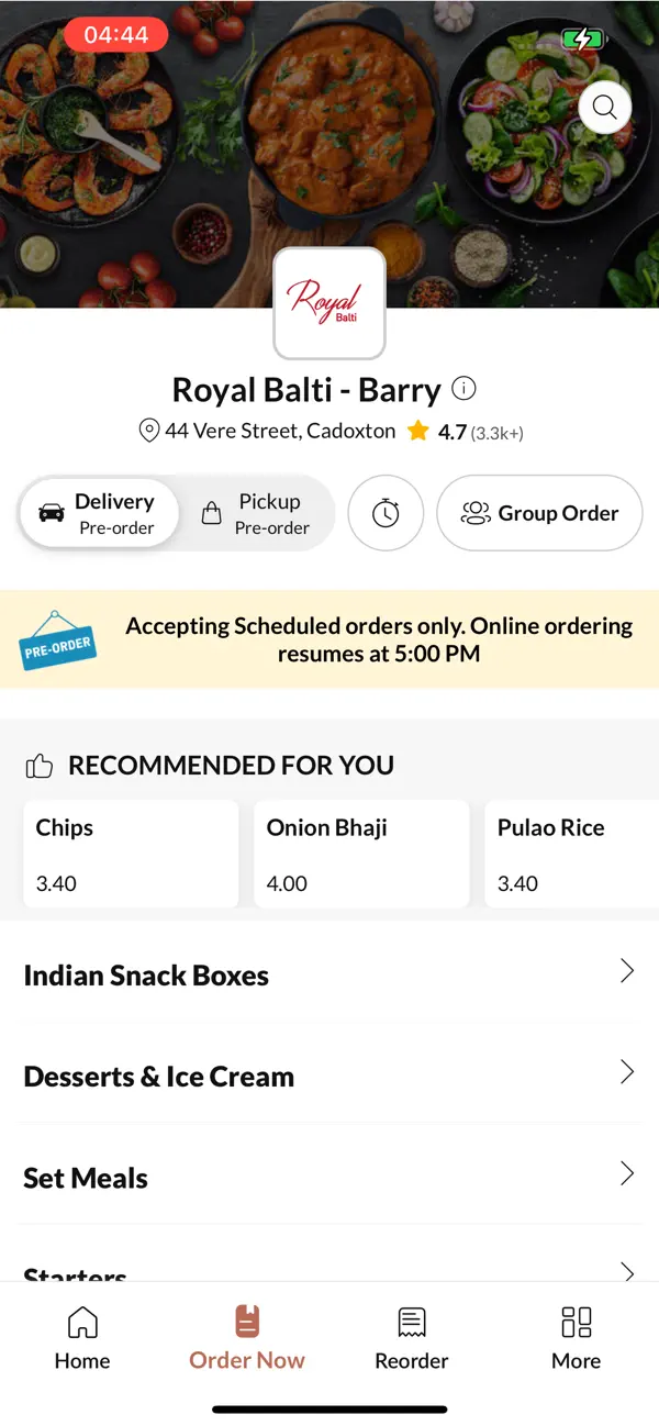 Screenshot #2 pour Royal Balti Barry,