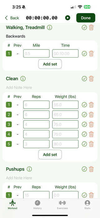 RepRecord Workout Tracker Screenshot 6 of 6