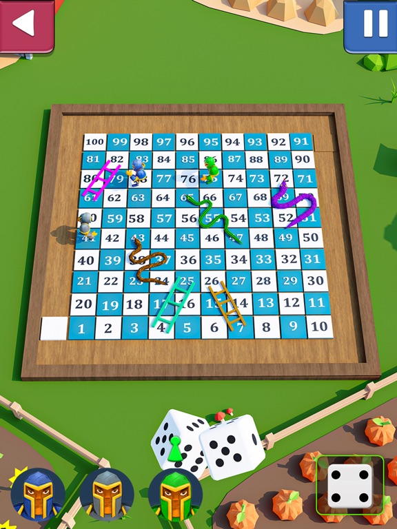 Snakes & Ladders Dice Game