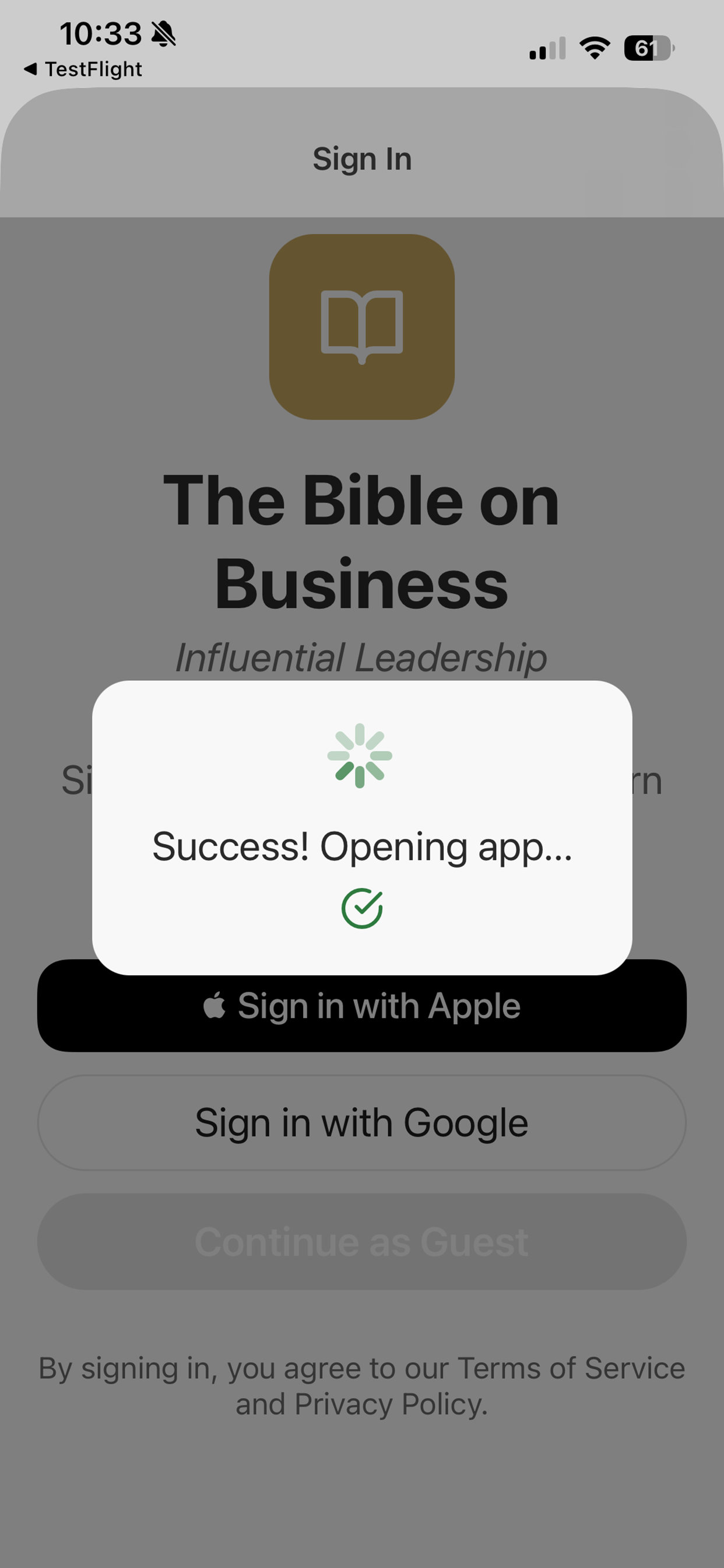 The Bible on Business