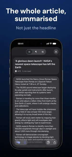 Bulletin: RSS News Reader screenshot 2