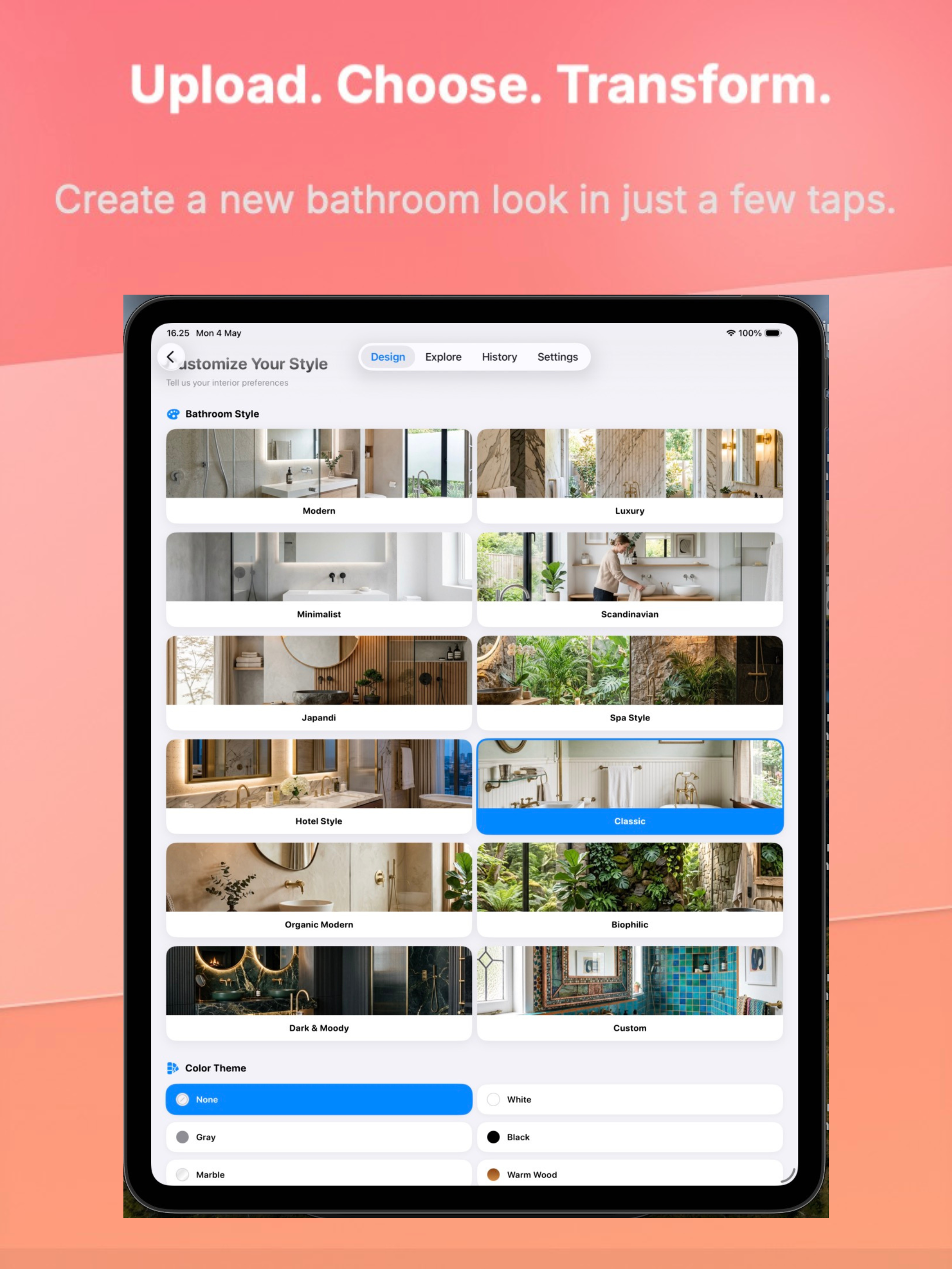 AI Bathroom Design & Remodel