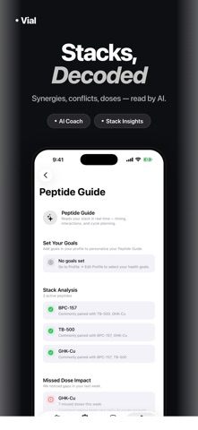 Vial: Peptide & GLP-1 Tracker Screenshot 5 of 6