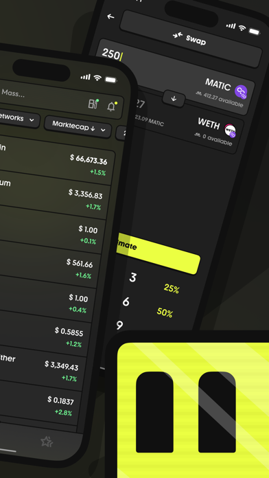 Mass - DeFi but mobile Screenshot