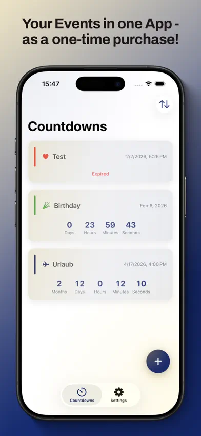 Countdowner: Event Countdown screenshot 1