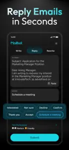 Mailbot - AI Email Writer screenshot #5 for iPhone