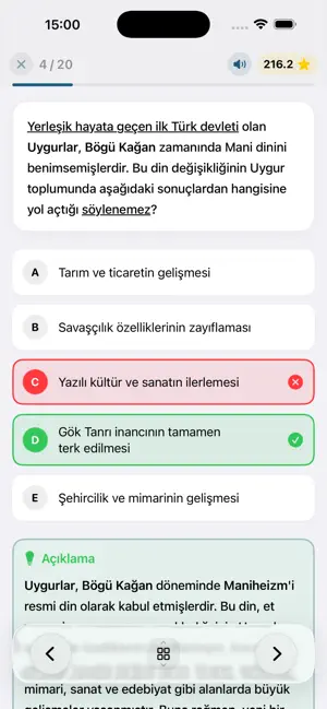 KPSS Tarih Soruları 2026 iPhone screenshot 6