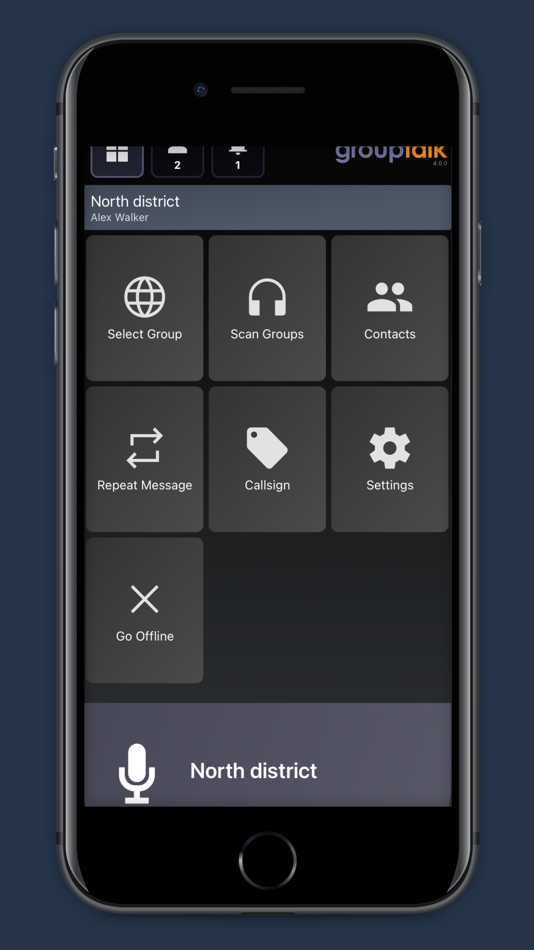 #1. GroupTalk Push to Talk (iOS) Podle: GroupTalk Sweden AB