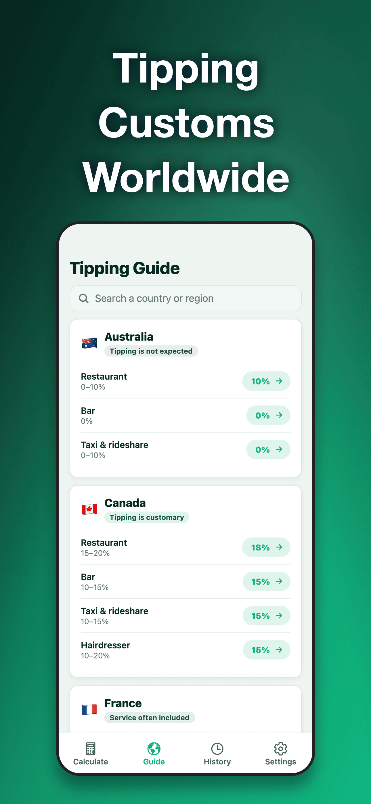 Tip Calculator・Bill Split screenshot 3