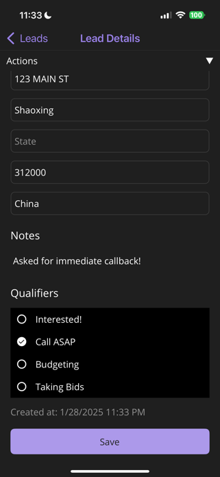 CustomReg LeadR Screenshot 4 of 4