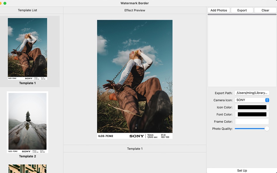 #1. Watermark Border (macOS) 由: 明 刘