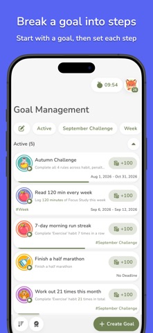 Goal Tracker: Routine Planner Screenshot 1 of 8