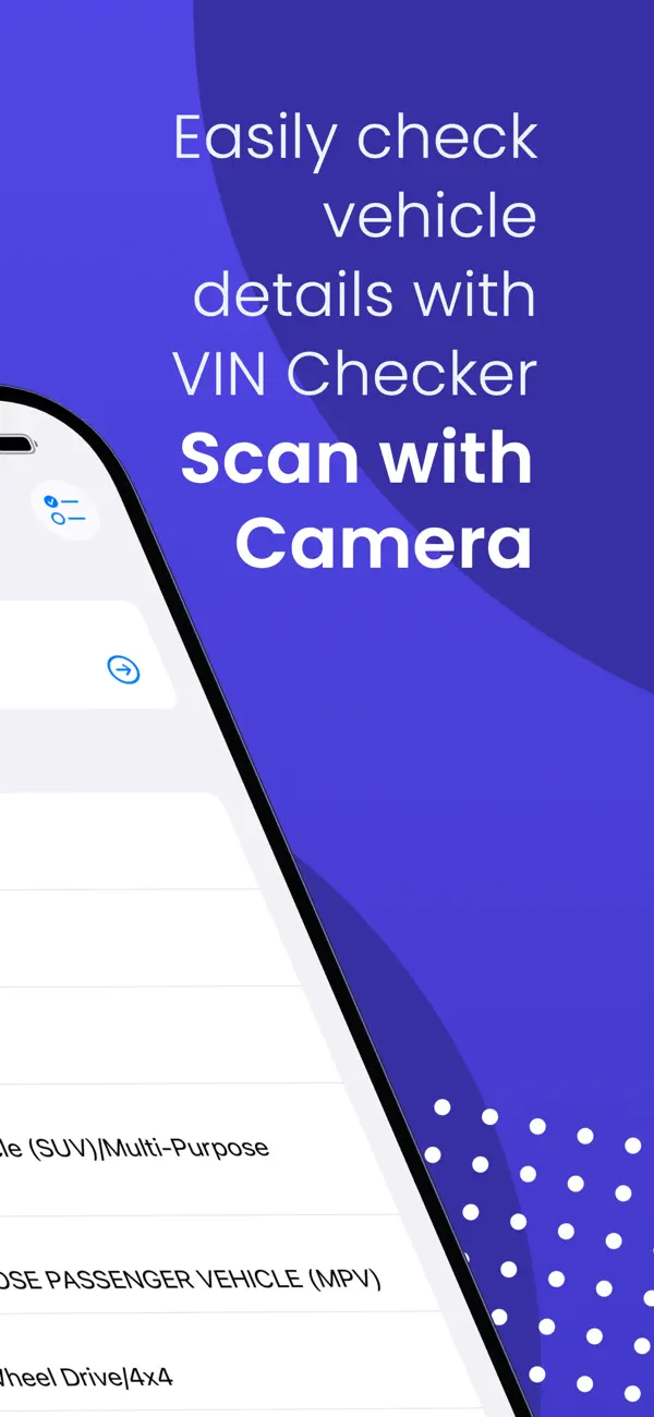 #2. VIN Decoder & Scanner App (iOS) Ved: Thach Nguyen Trong