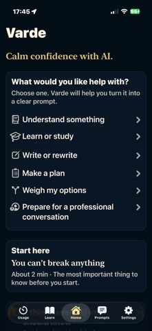 Varde: Calm AI Guide screenshot