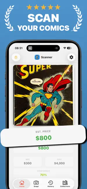 Comic Book Value Scanner 2026 screenshot 1