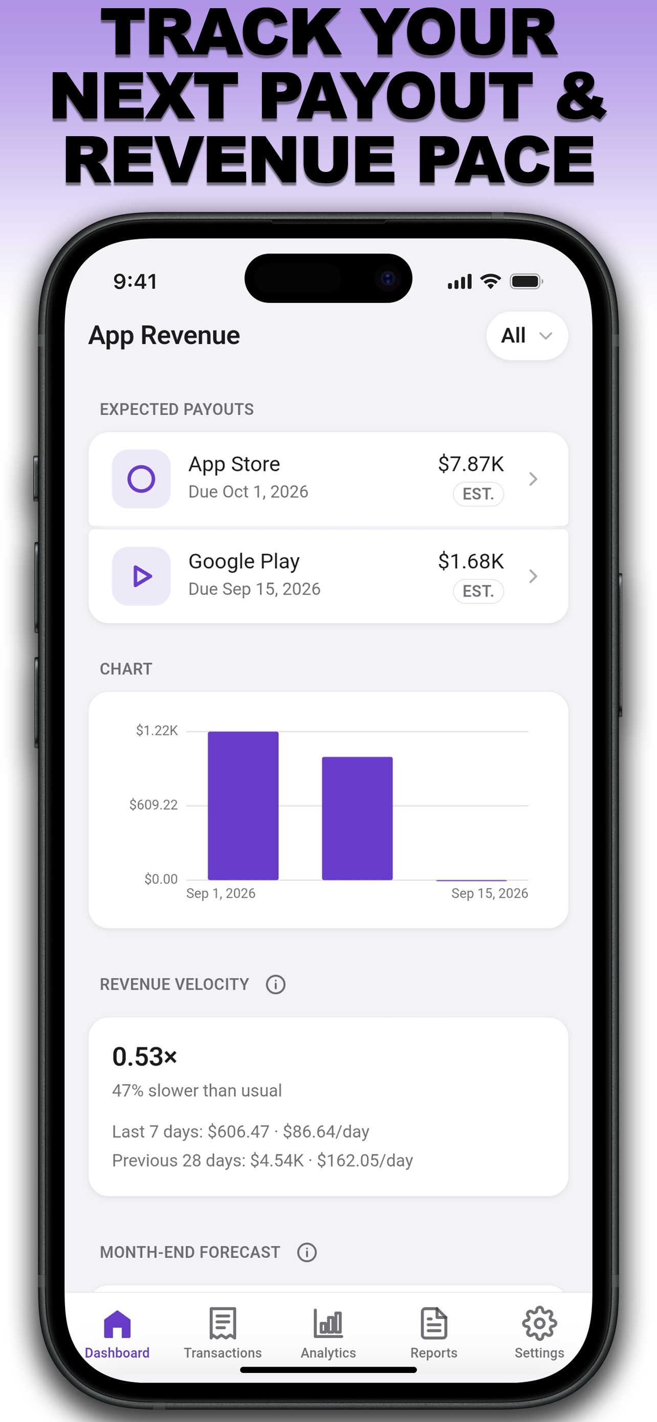 Screenshot 2 of MyAppRev - App Revenue Tracker