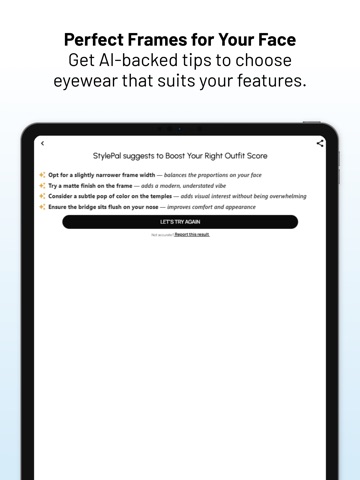 StylePal iPad screenshot
