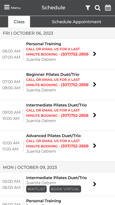 Aspen Pine Pilates Screenshot