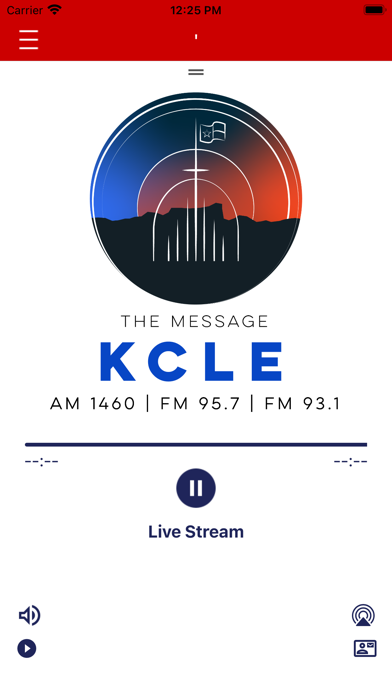 KCLE The Message Dallas, Texas screenshot