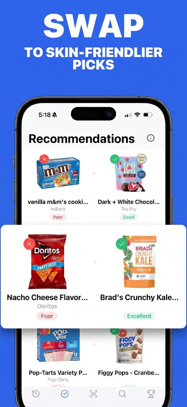 Screenshot #3 pour DermaDiet — Clear Your Skin