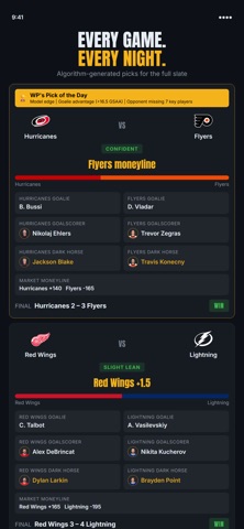 WP Hockey Predictor: Picks Screenshot 1 of 6