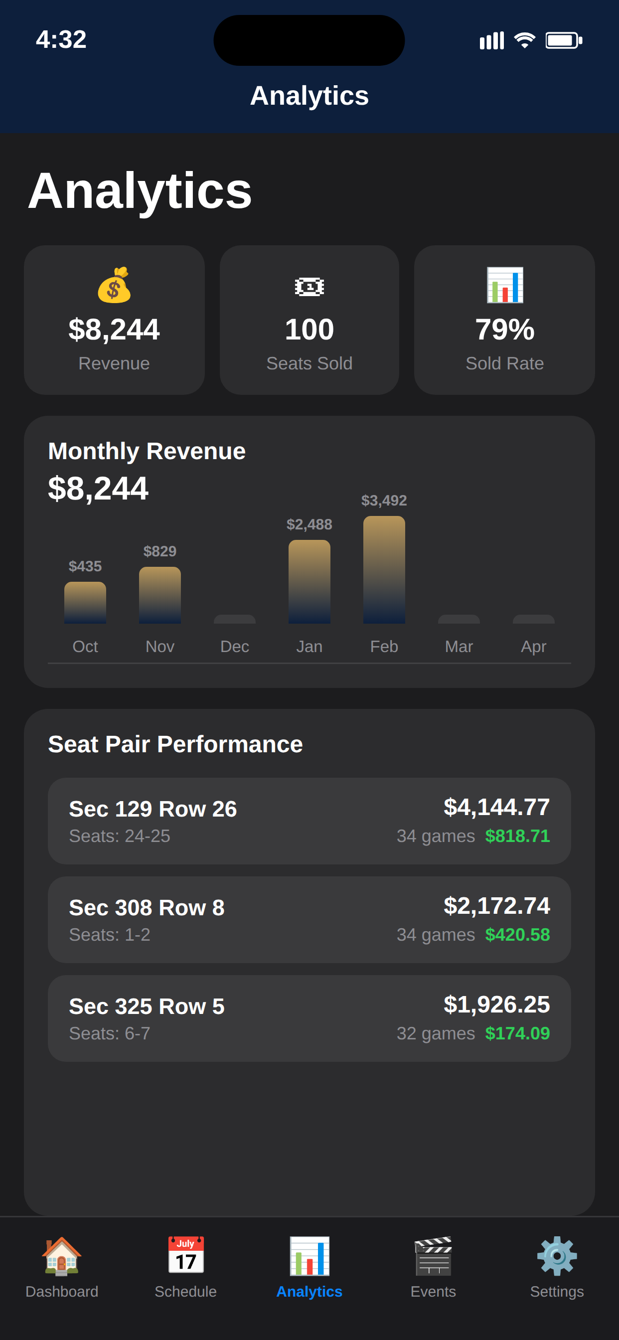 Seatfolio screenshot 3