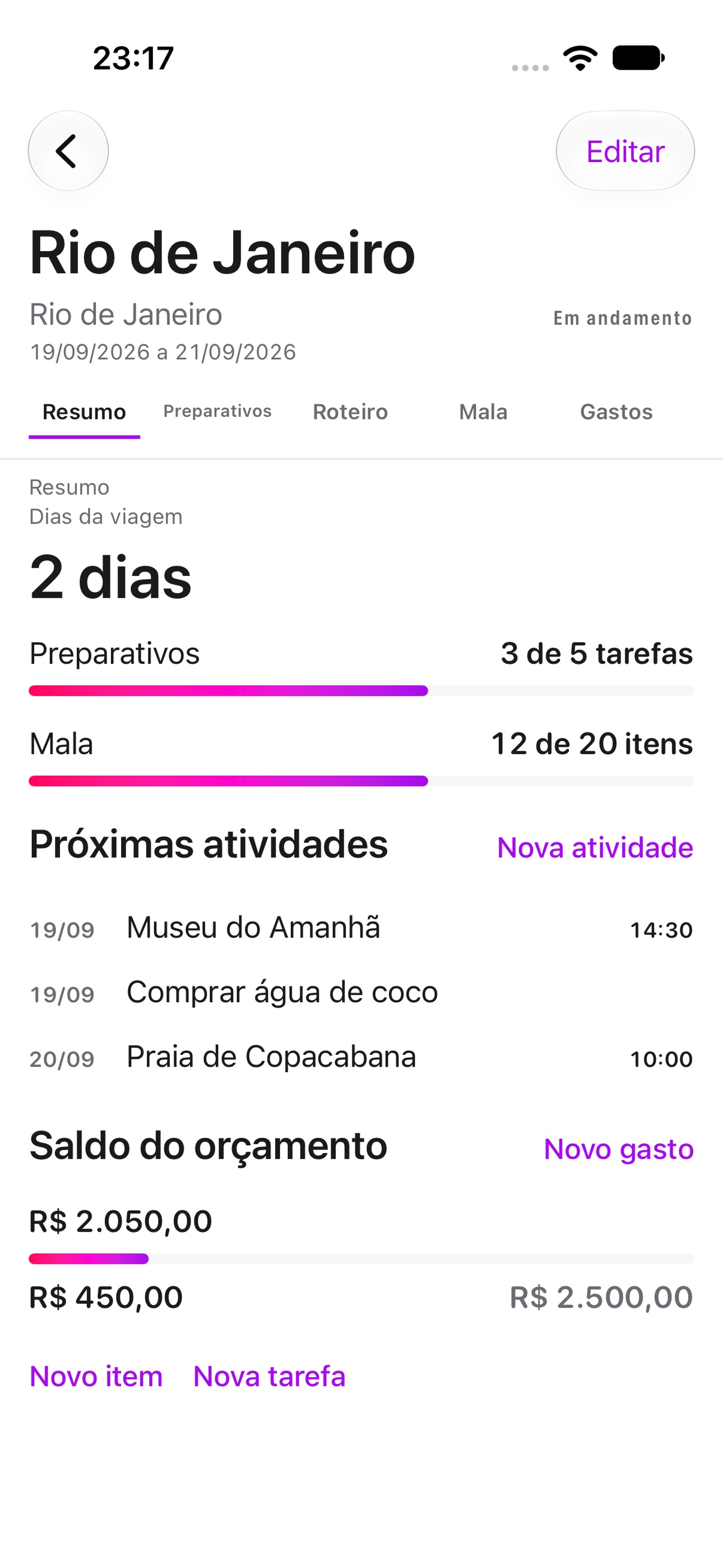 Screenshot 3 of Tanto Viagens e Roteiros
