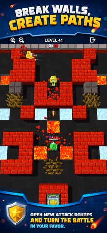 1-4 Player: Retro Tank Combat iPhone screenshot