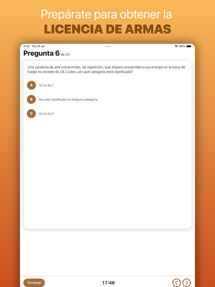 Licencia de Armas España