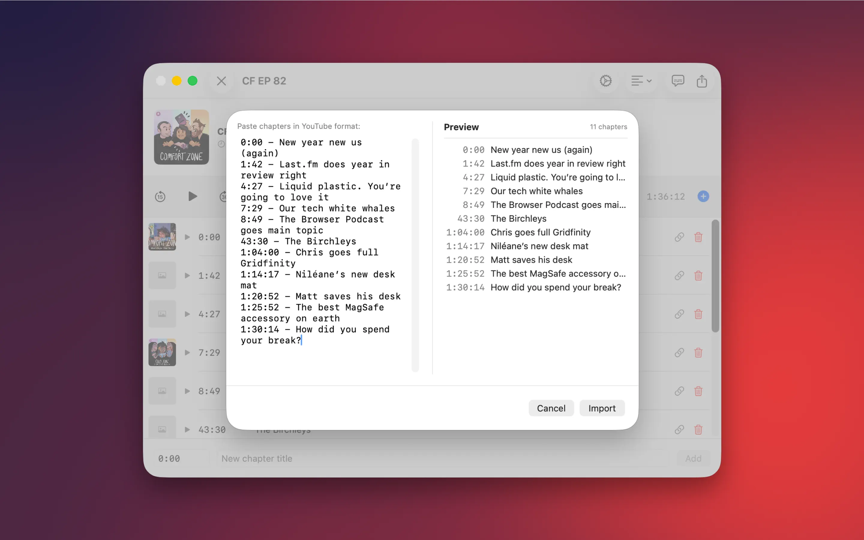 #6. ChapterPod (iOS) بواسطة: Matt Birchler