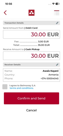 Moneytun Europe iPhone screenshot