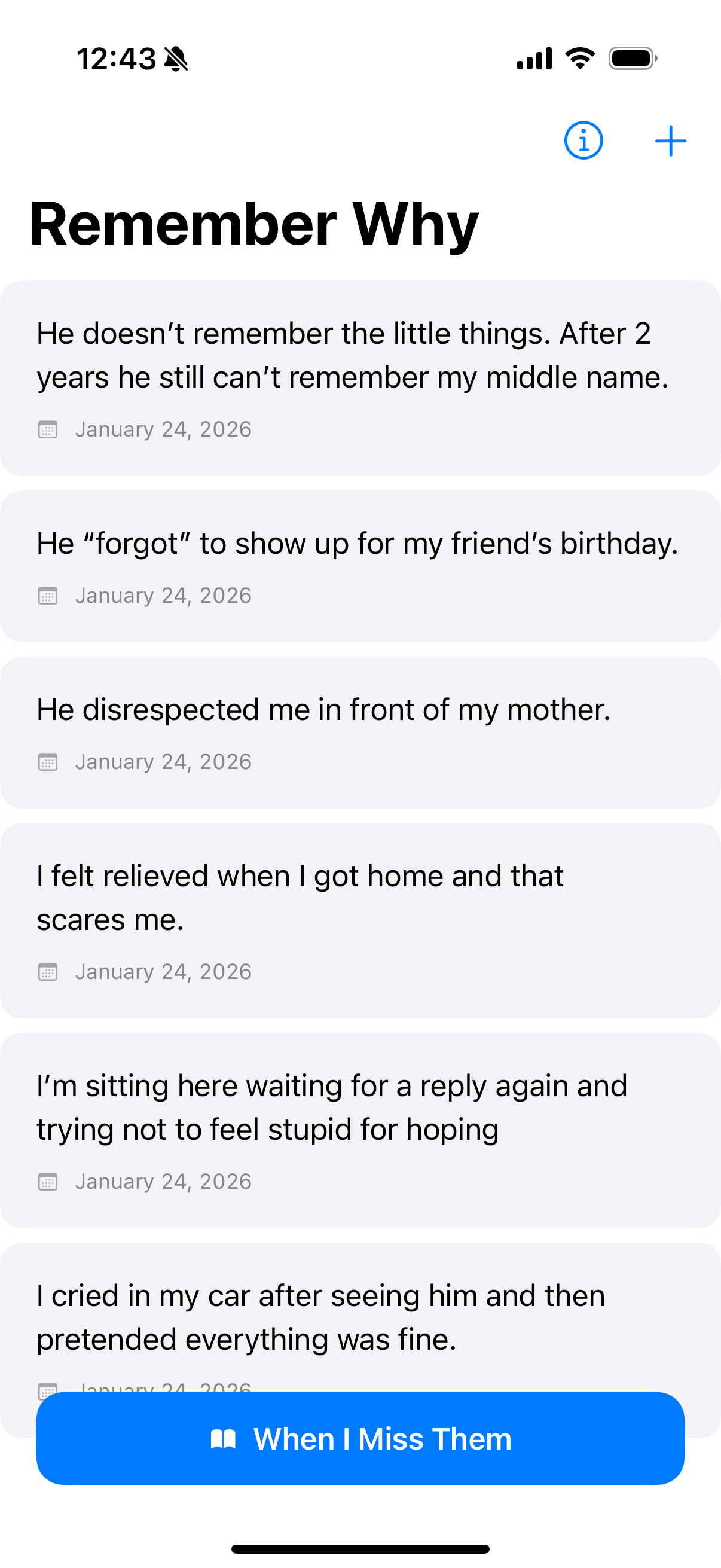 Why I Left