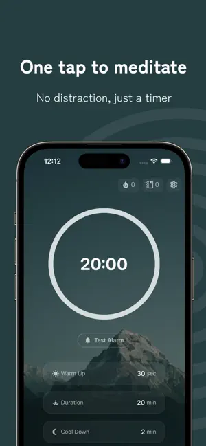 Deep Timer - Meditation Timer screenshot 1