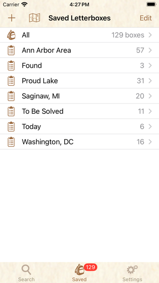 Clue Tracker for Letterboxing iPhone screenshot 8 - Lifestyle app