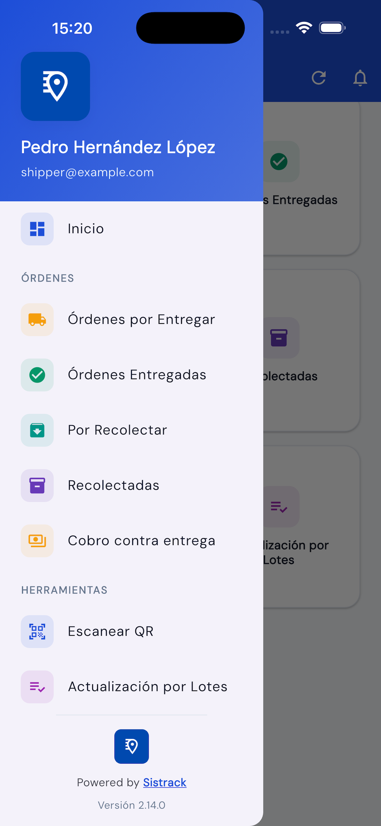 Sistrack - Repartidores screenshot 3