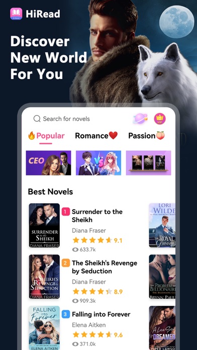 HiRead - Billionaires,Werewolf Screenshot