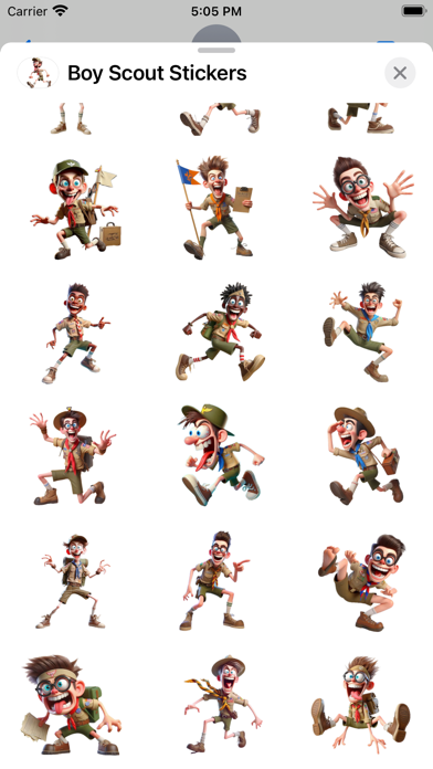 Boy Scout Stickers Screenshot