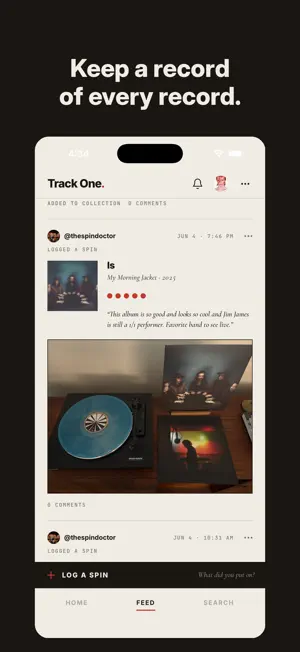 Track One – Vinyl Journal screenshot 1