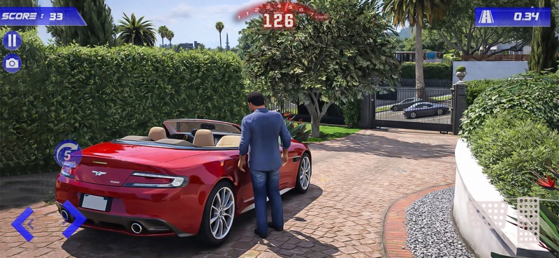 Conducción de coches en 3D screenshot 2