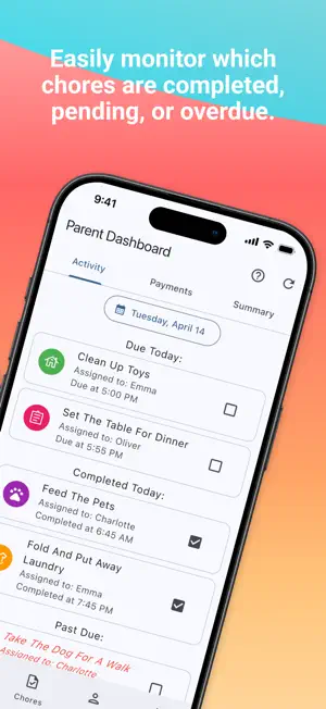 Family Chore Manager: ChoreMan screenshot 2