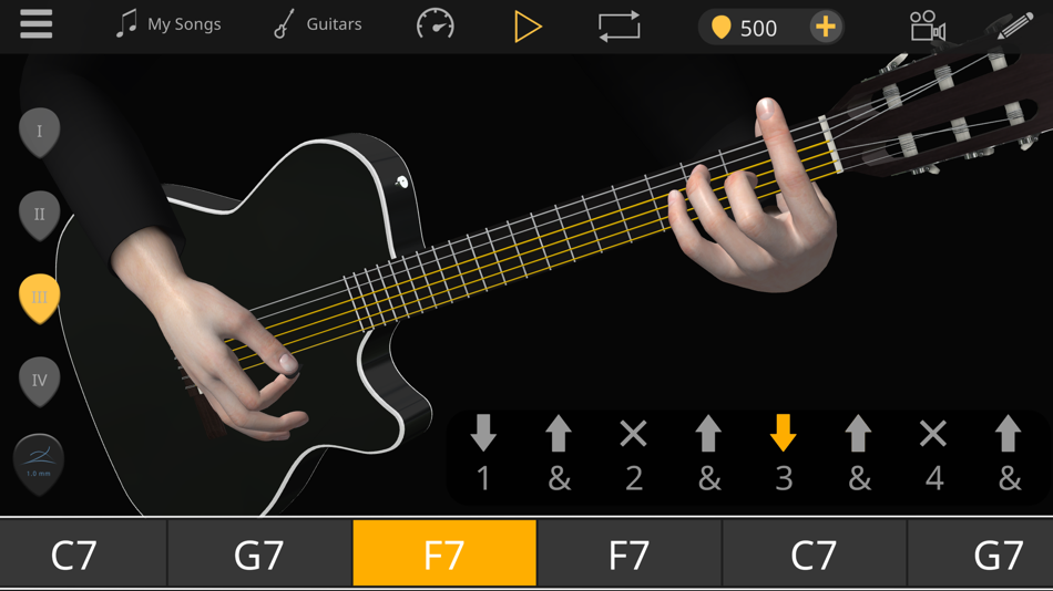 #4. Guitar 3D - Basic Chords (iOS) 由: Polygonium
