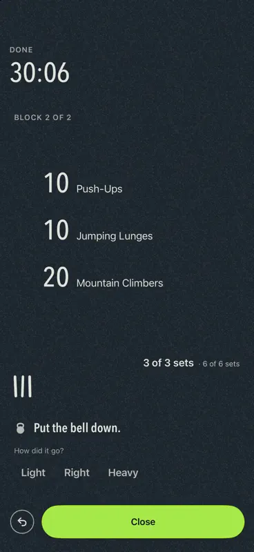 SingleBell: Kettlebell Workout screenshot 10 of 10